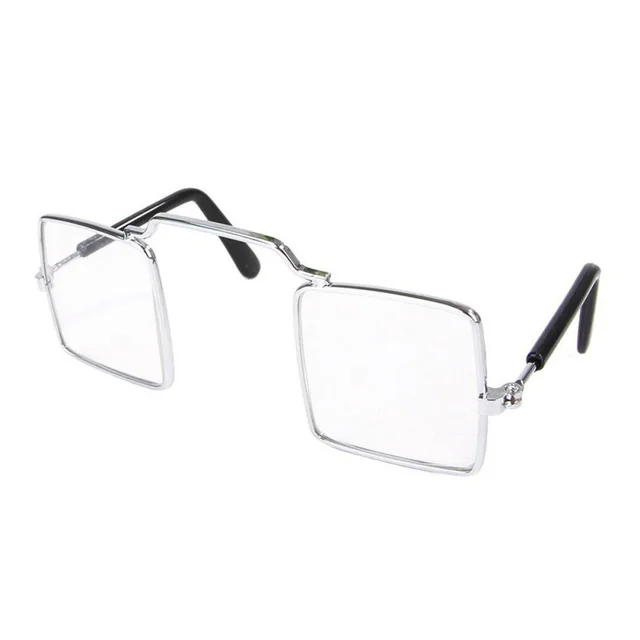 Personalized glasses puppy decorations - White