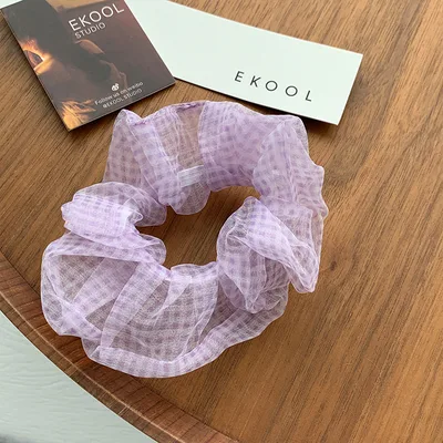 Large intestine hair ring Purple - Shop at LoveMi