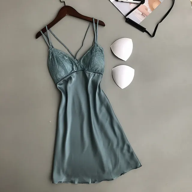 Ice silk camisole - Lake Blue