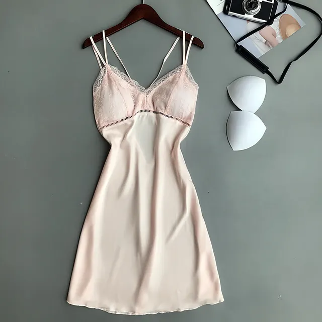 Ice silk camisole Pink - Shop at LoveMi