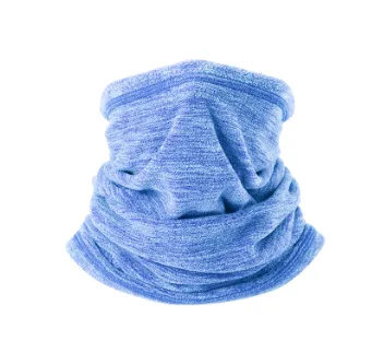 Riding bib outdoor warm mask Fleece bib Sports windproof cold padded warm collar Sky Blue - Shop at LoveMi