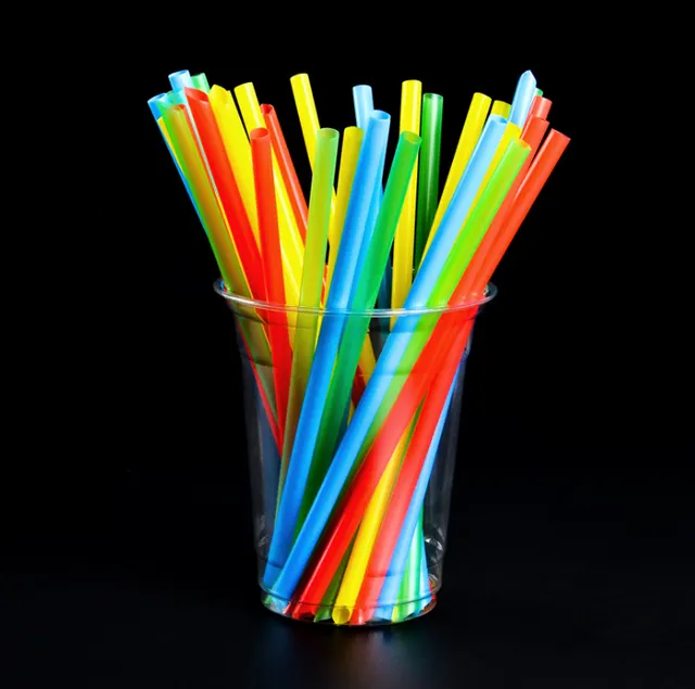 New Drink Pearl Milkshake Fat Bubble Tea Straws Cocktail Party Smoothies Jumbo - Color 21Cm (100 Branches)