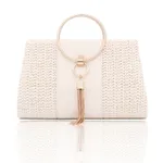 Retro dinner gift bag - White