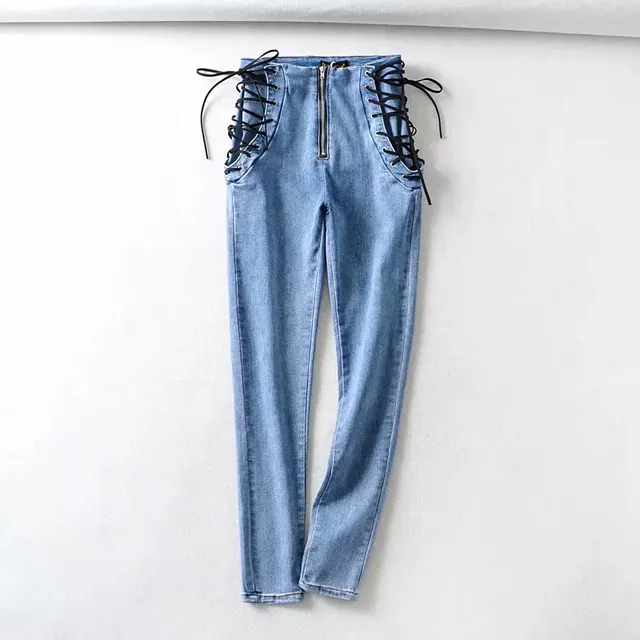 High waist jeans Blue - Shop at LoveMi