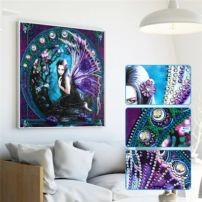 5D DIY diamond painting animal pattern shaped diamond cross stitch 6 Style - Shop at LoveMi