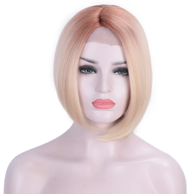 European and American front lace chemical fiber wig hood - Shop at LoveMi