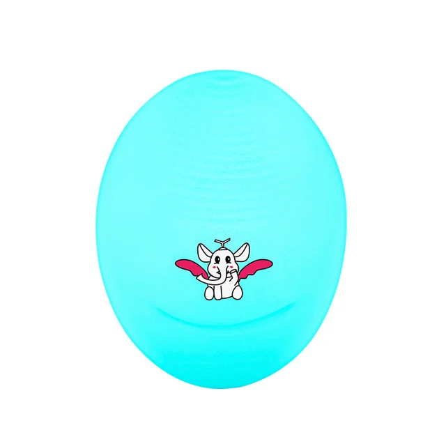 Electric Bamboo Charcoal Silicone Cleansing Instrument - Egg Blue