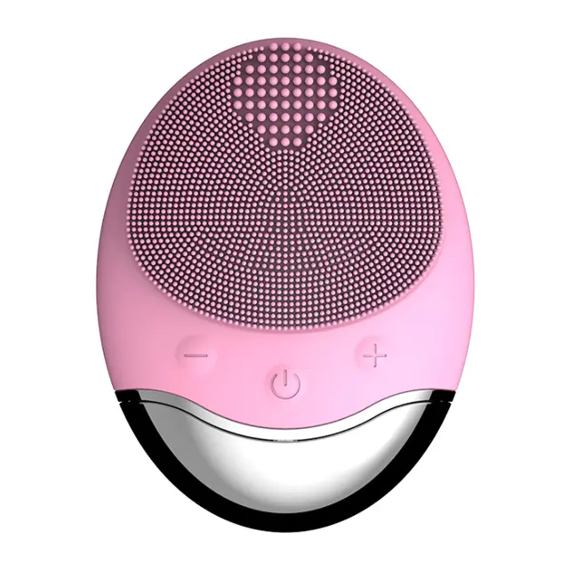 Electric Bamboo Charcoal Silicone Cleansing Instrument Pink - Shop at LoveMi