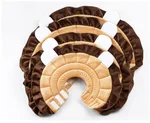 Pet Circle Dog Cat Anti-scratch Anti-scratch Soft Cloth Iris Shah Elisabeth Shame Circle - Brown