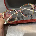 Diamond sunglasses - Creamy White