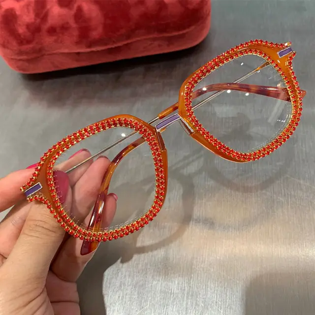 Diamond sunglasses - Orange