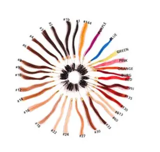 kinky straight real hair - 18Color