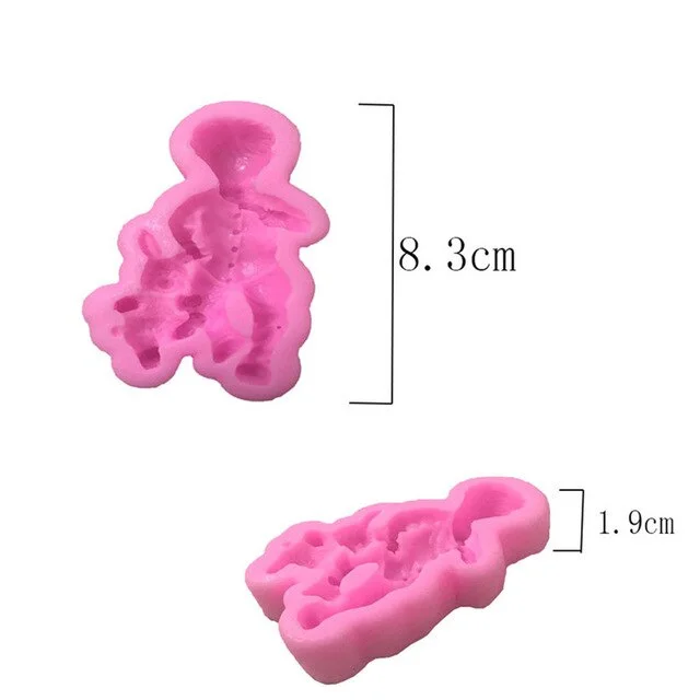 Lace Shaped Fondant Chocolate Liquid Silicone Cake Decorating Mold - G