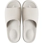 Home Men and Women Couple Massage Slippers - Grey