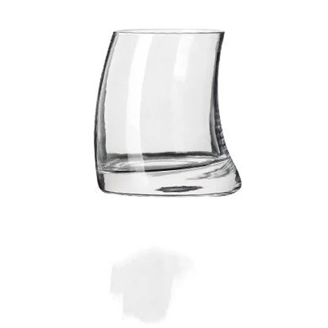 Shaped glass sail crescent cup juice cup - 360Ml
