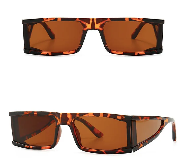 New Vintage Square Oversized Sunglasses Leopard Print - Shop at LoveMi
