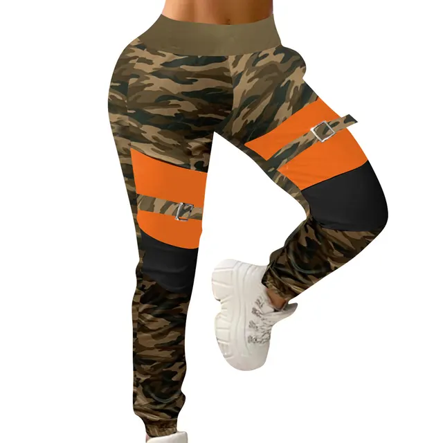 Fashionable camouflage printed casual pants Camouflage - Shop at LoveMi