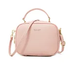 Simple casual pu female bag - Pink