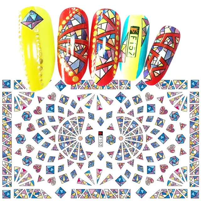 Adhesive nail decals F152 Style - Shop at LoveMi