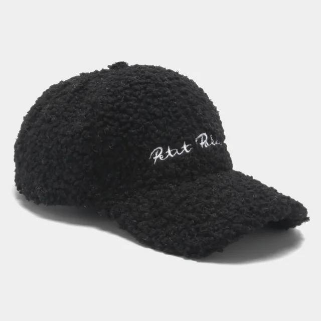 Thick warm baseball cap Black - Shop at LoveMi