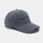 Thick warm baseball cap - Blue