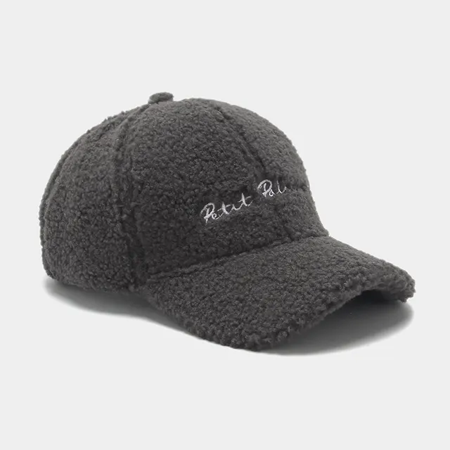 Thick warm baseball cap - Grey