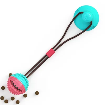 Dog Toys For Aggressive Chewers Interactive Teething Boredom And Stimulating Tug Of War Suction Cup Interactive Tug of War Dog Toy Treat Dispensing... A Blue - Shop at LoveMi