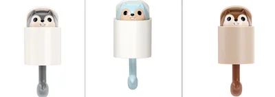 Squirrel Wall Hook Threepiece - Shop at LoveMi