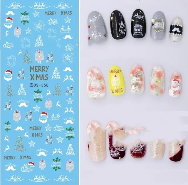 Smiley Manicure Sticker Ds358 - Shop at LoveMi