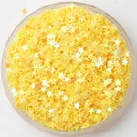 3mm five-pointed star sequin nail patch - Color Yellow