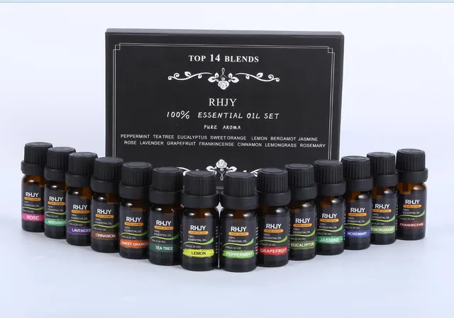 Aromatherapy Essential Oil Set 10Ml 14 Incense - Shop at LoveMi