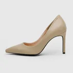Shallow toe shoes fashion - Apricot
