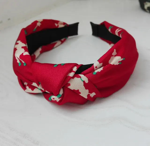 Cute And Sweet Big Red Cross Headband Knotted Headband Red - Shop at LoveMi