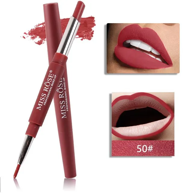Multifunctional Lipstick Pen One Lip Liner - 50Color