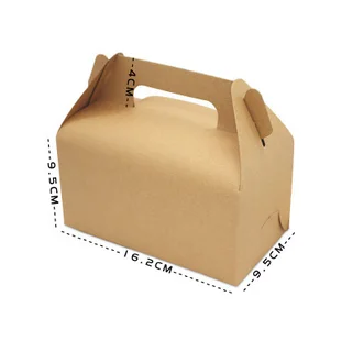 Dessert cake box mousse packaging box - Cowhide