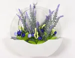 Shopping mall creative pastoral hanging flower basket - Purple Smoke