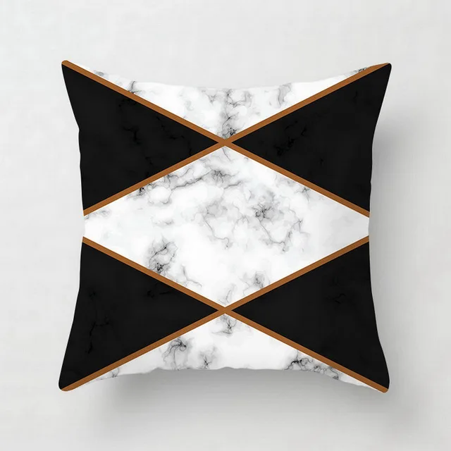 Pink Geometric Abstract Decorative Pillows Case - 9Style