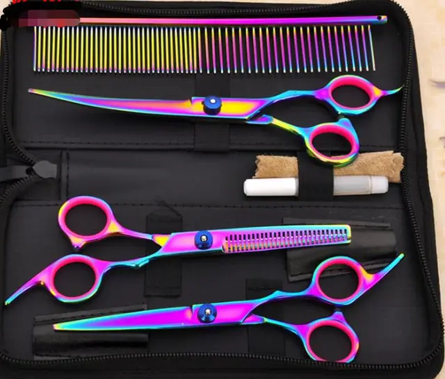 Pet grooming scissors Purple - Shop at LoveMi