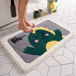 Bathroom absorbent non-slip mat - Dinosaur