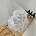 Organza lace fisherman hat - White