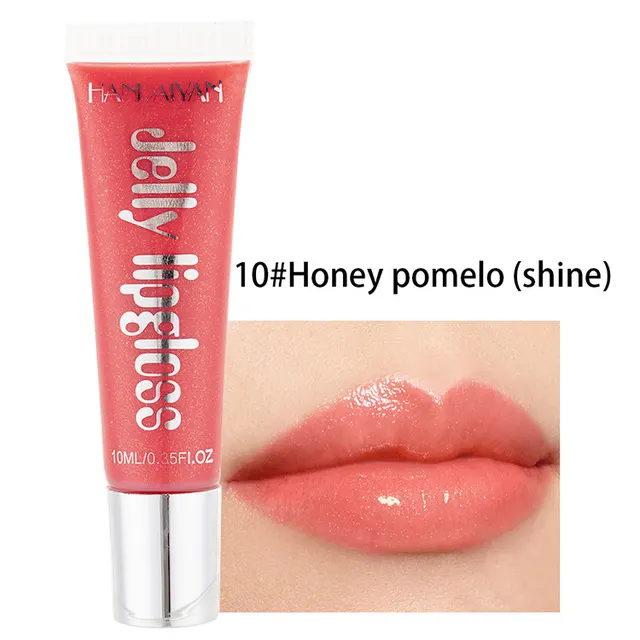 Jelly glass mirror moisturizing lip gloss Honey Pomelo - Shop at LoveMi