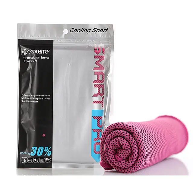Sports towel quick-drying towel - Rose Red
