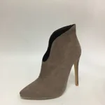 Sexy V-shaped nude boots - Grey