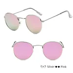 Women Retro Sunglasses - Pink