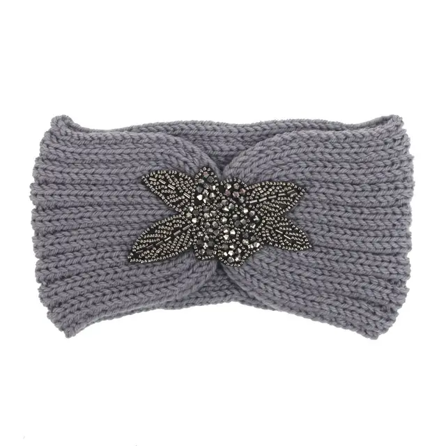 Autumn and winter warm hair accessories hair band - Grey
