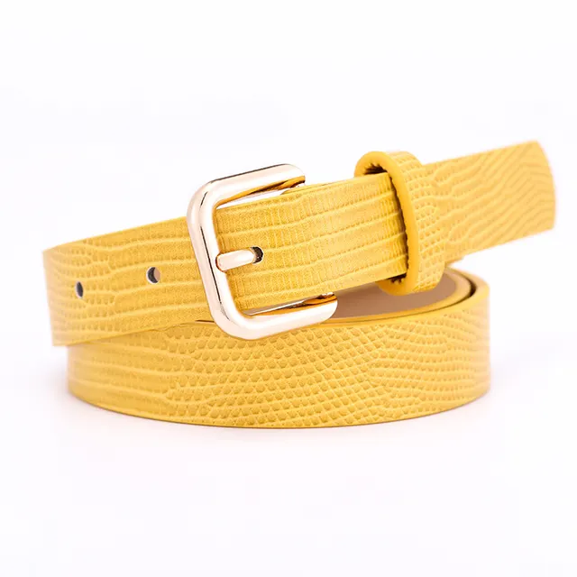 Women's stone belt - Yellow
