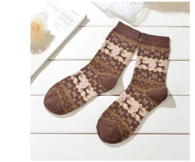 Christmas fawn in warm socks Coffeea - Shop at LoveMi