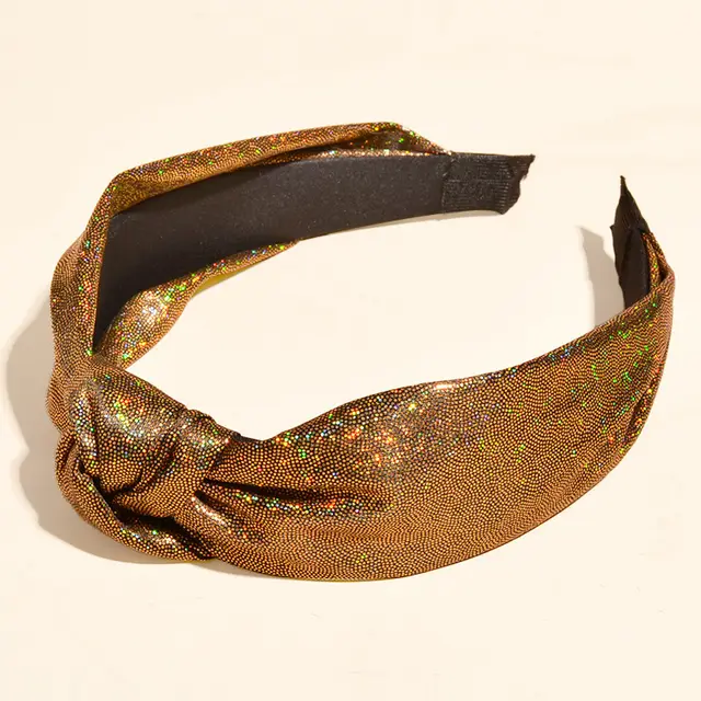 Fashion All-match Headband Wide-side Hairpin - Gold