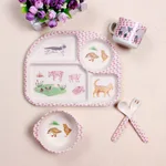 Baby Feeding Bowl Plate Dishes Fork Spoon Cup /Set - Poultry