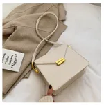 Underarm shoulder crossbody bag - White